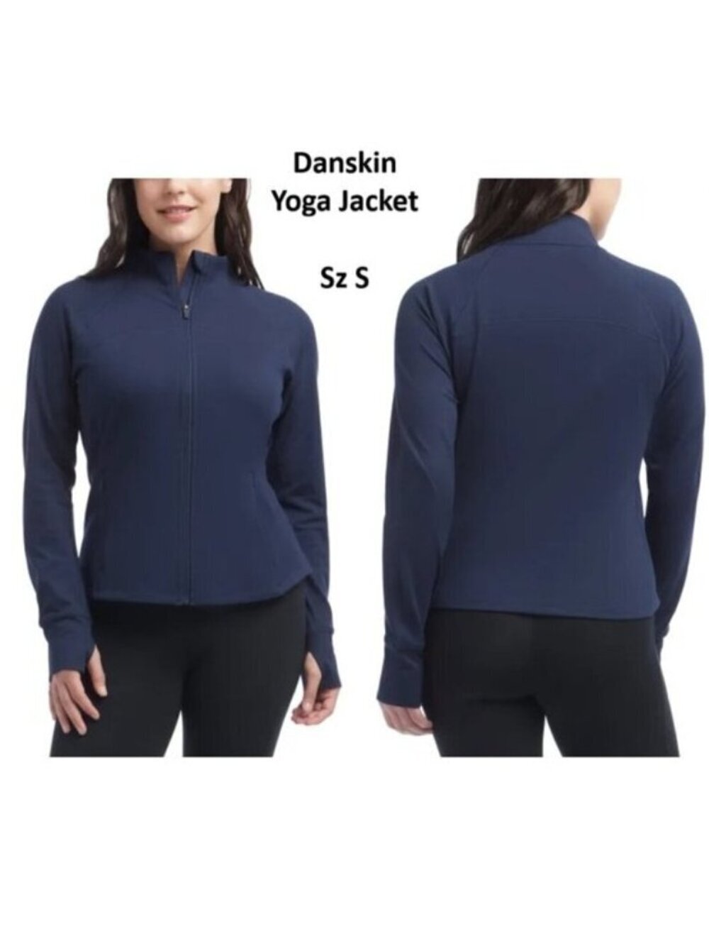 Danskin Yoga Jacket Women's Full Zip Size S